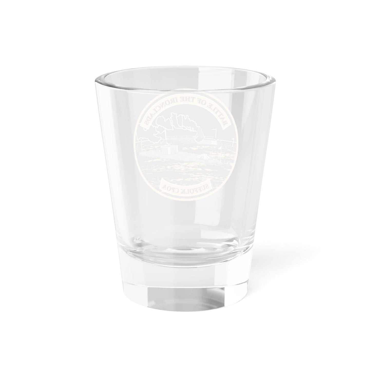 Suffolk Battle of the Iron Clads (U.S. Navy) Shot Glass 1.5oz