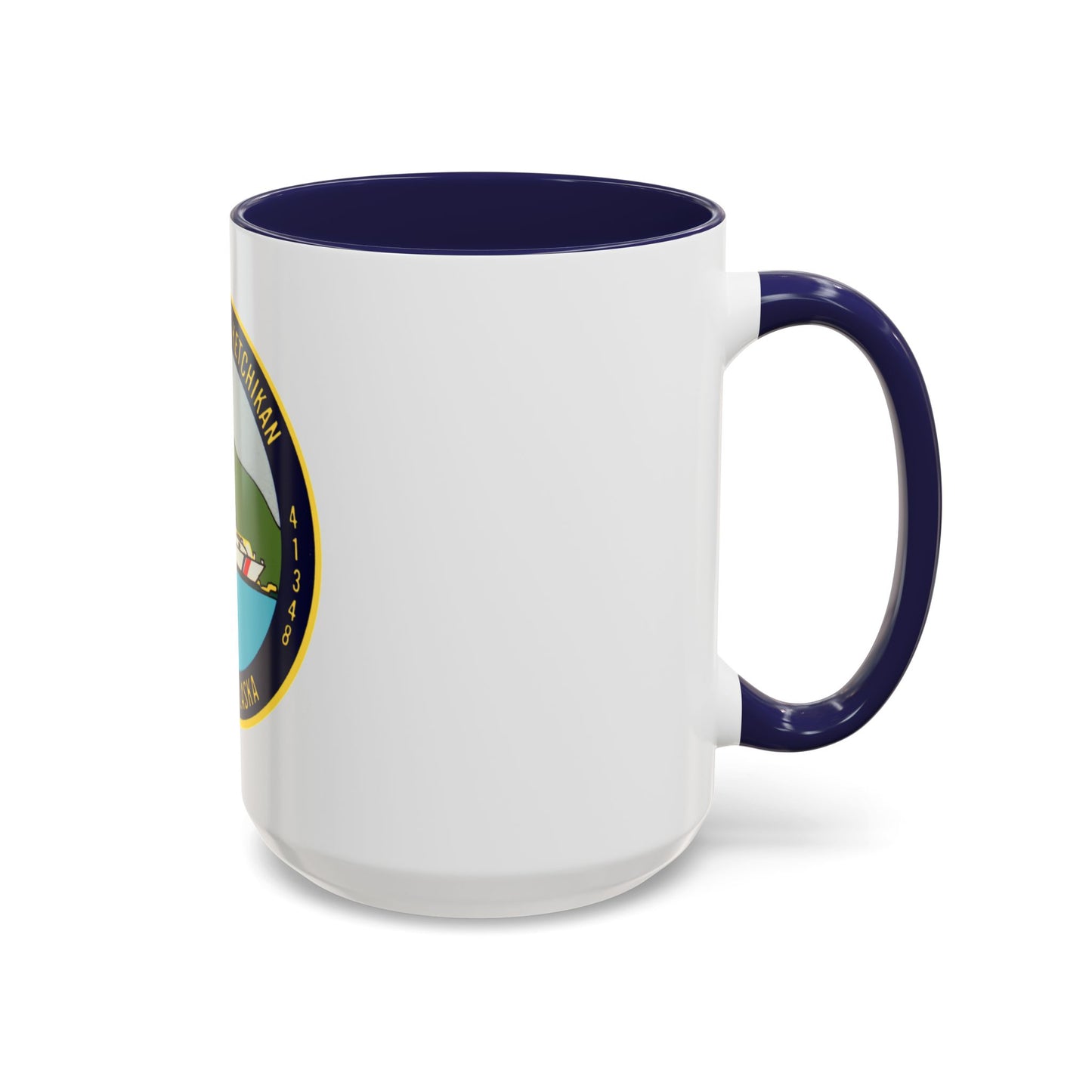 USCG Station Ketchikan 17th Dist (U.S. Coast Guard) Accent Coffee Mug