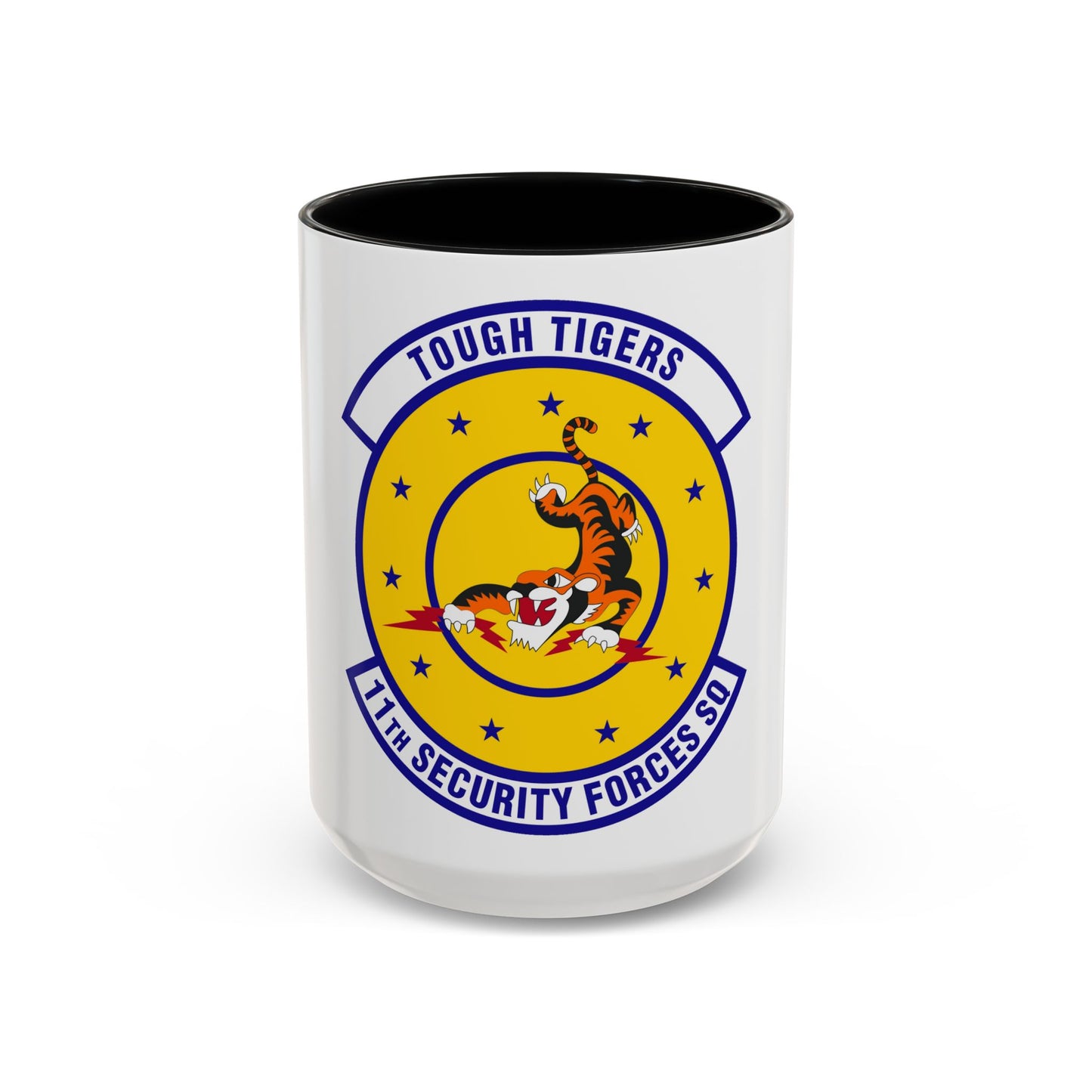 11 Security Forces Squadron USAF (U.S. Air Force) Accent Coffee Mug