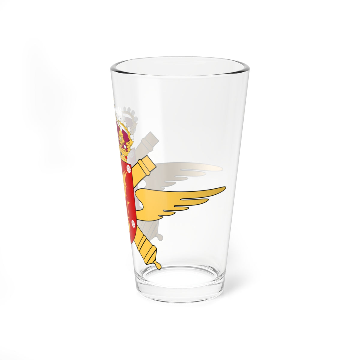 Östgöta luftvärnsregemente vapen (Sweden) (Coat of Arms) Pint Glass 16oz