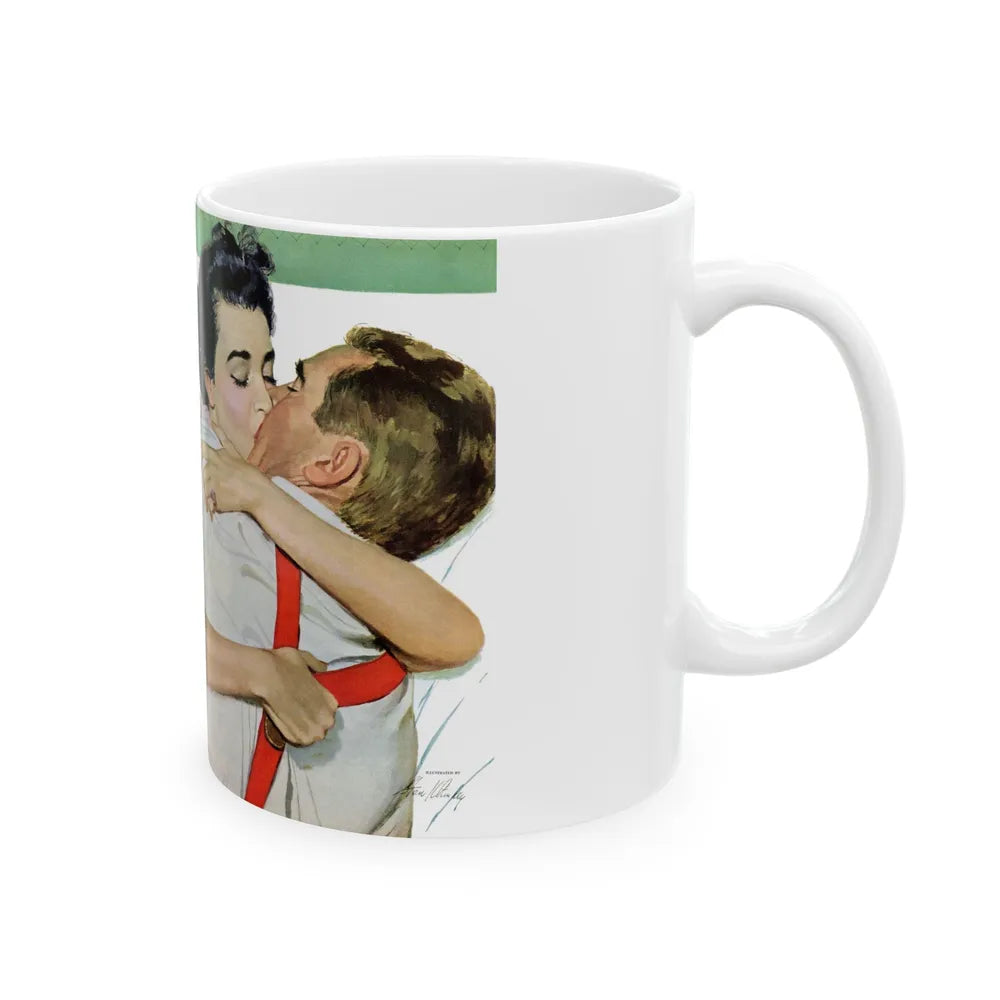 Forever Yours, McCall's, February 1953 - White Coffee Mug-Go Mug Yourself