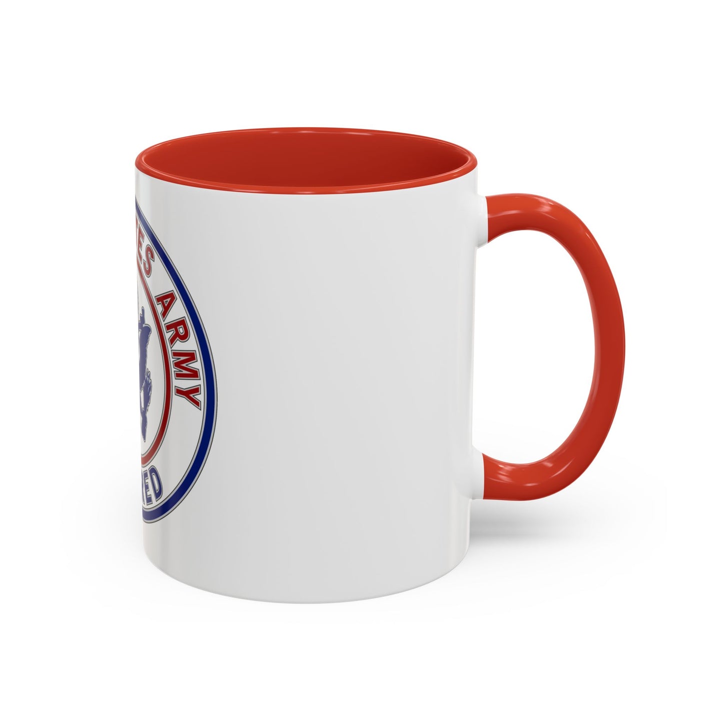 Retired Service Identification Badge 2 (U.S. Army) Accent Coffee Mug