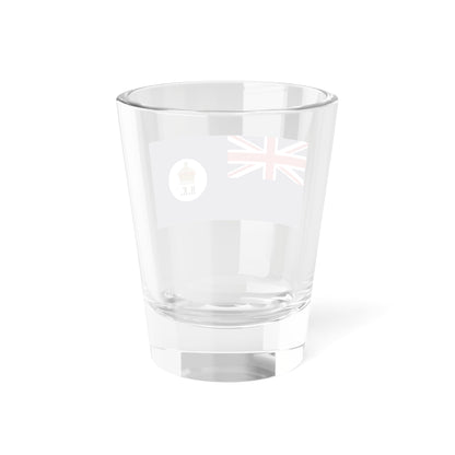Flag of Hong Kong 1871-1876 (China) Shot Glass 1.5oz