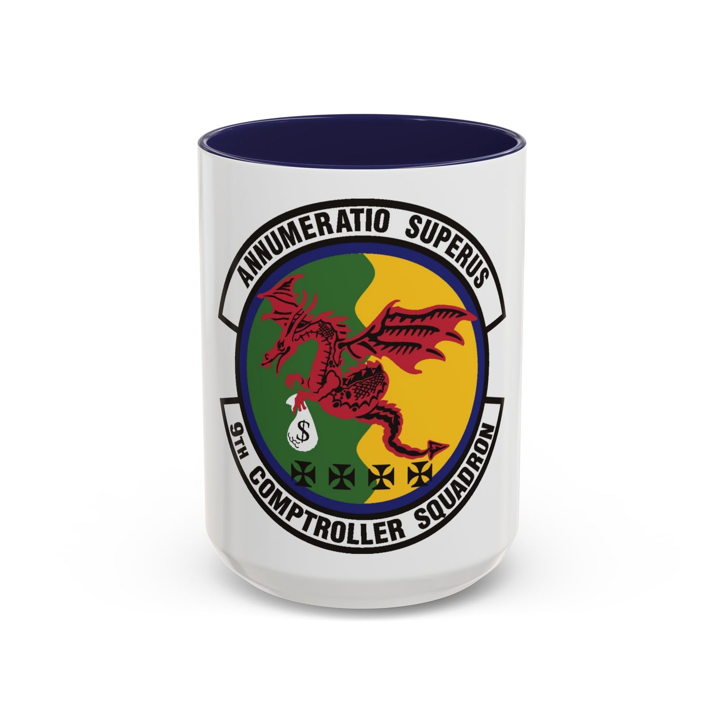 9th Comptroller Squadron (U.S. Air Force) Accent Coffee Mug