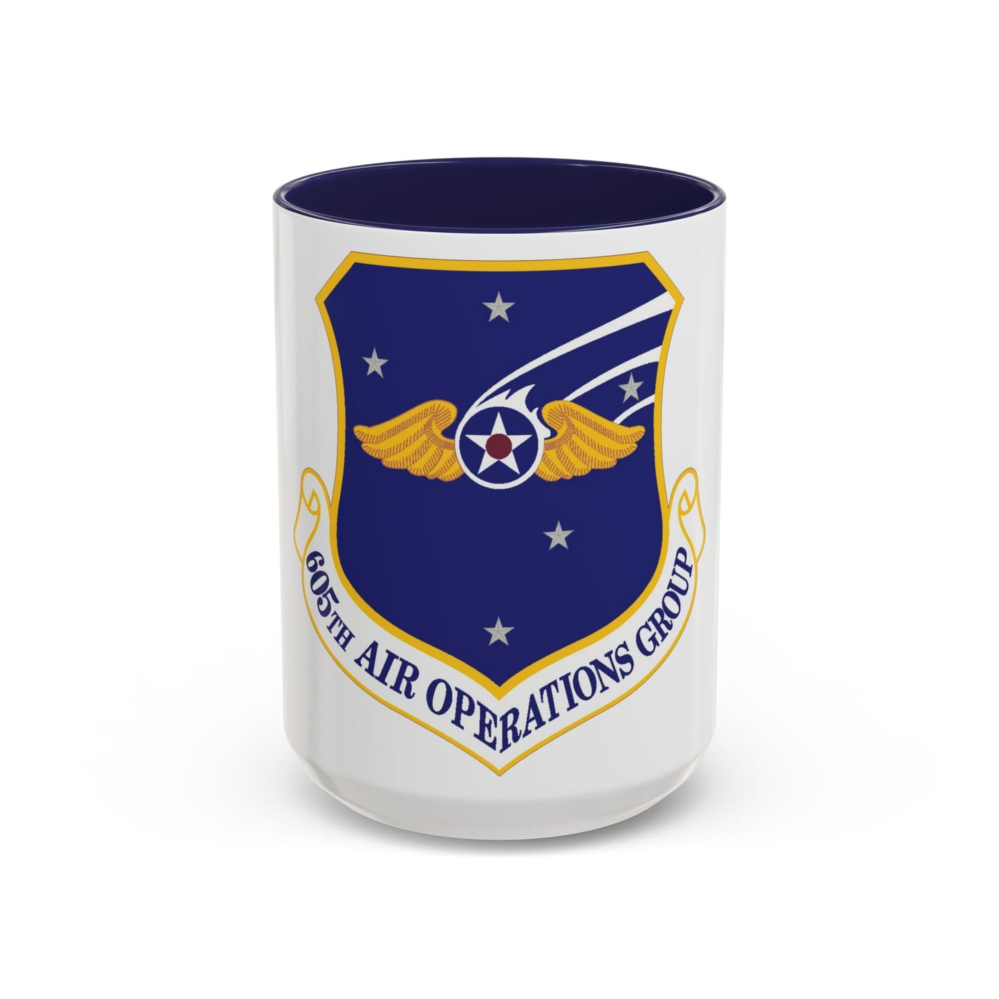 605th Air Operations Group (U.S. Air Force) Accent Coffee Mug