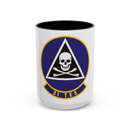 31st Test and Evaluation Squadron (U.S. Air Force) Accent Coffee Mug