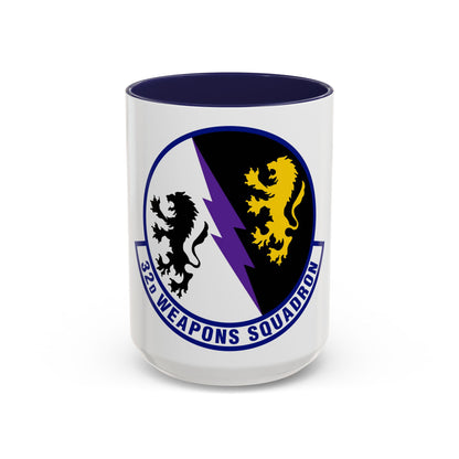 32 Weapons Squadron ACC (U.S. Air Force) Accent Coffee Mug