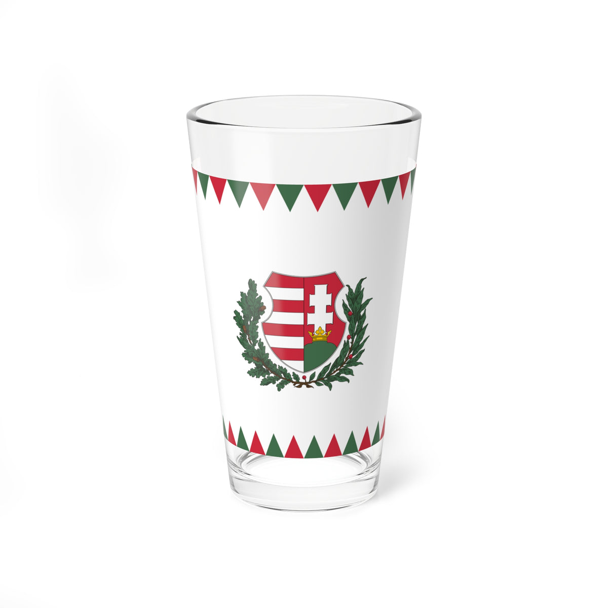 Naval Jack of Hungary 1948-1950 (Hungary) Pint Glass 16oz