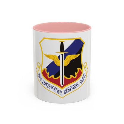 816th Contingency Response Group (U.S. Air Force) Accent Coffee Mug