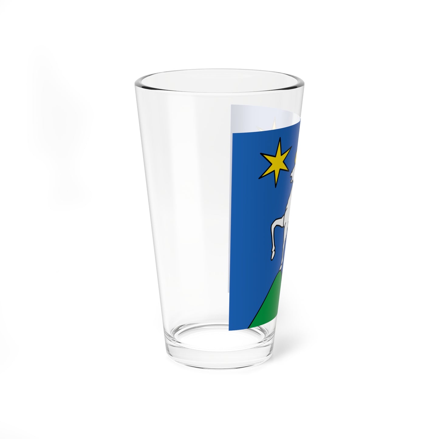 CHE Herens District Flag (Switzerland) Pint Glass 16oz