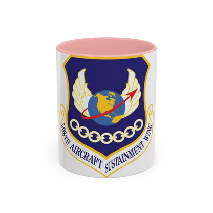 508th Aircraft Sustainment Wing (U.S. Air Force) Accent Coffee Mug