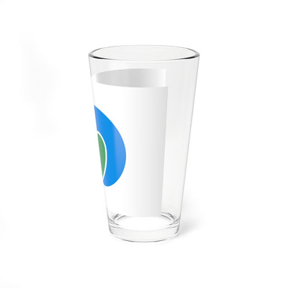 Flag of Tsukuba Ibaraki (Japan) Pint Glass 16oz