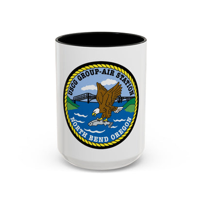 USCG Group Air Station North Bend (U.S. Coast Guard) Accent Coffee Mug