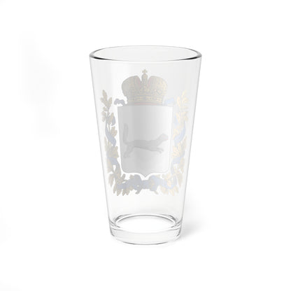 Coat of arms of Ufa Governorate 1878 (Russia) (Coat of Arms) Pint Glass 16oz