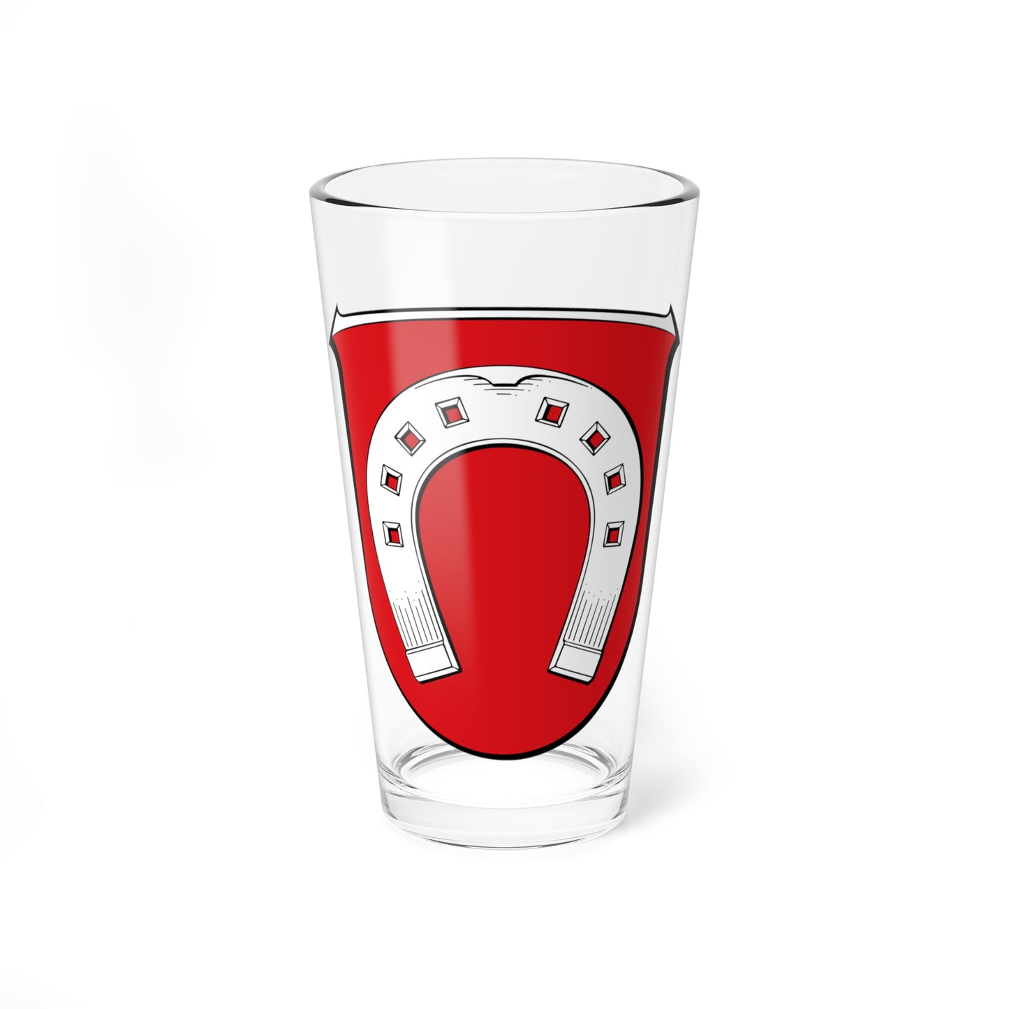 DEU Biebesheim am Rhein COA (Germany) (Coat of Arms) Pint Glass 16oz