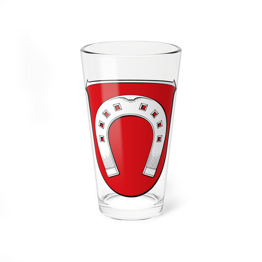 DEU Biebesheim am Rhein COA (Germany) (Coat of Arms) Pint Glass 16oz