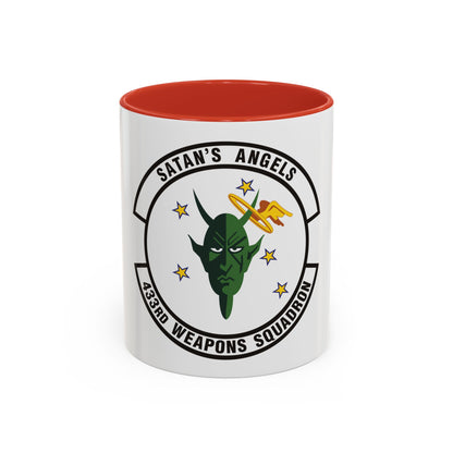 433d Weapons Squadron (U.S. Air Force) Accent Coffee Mug