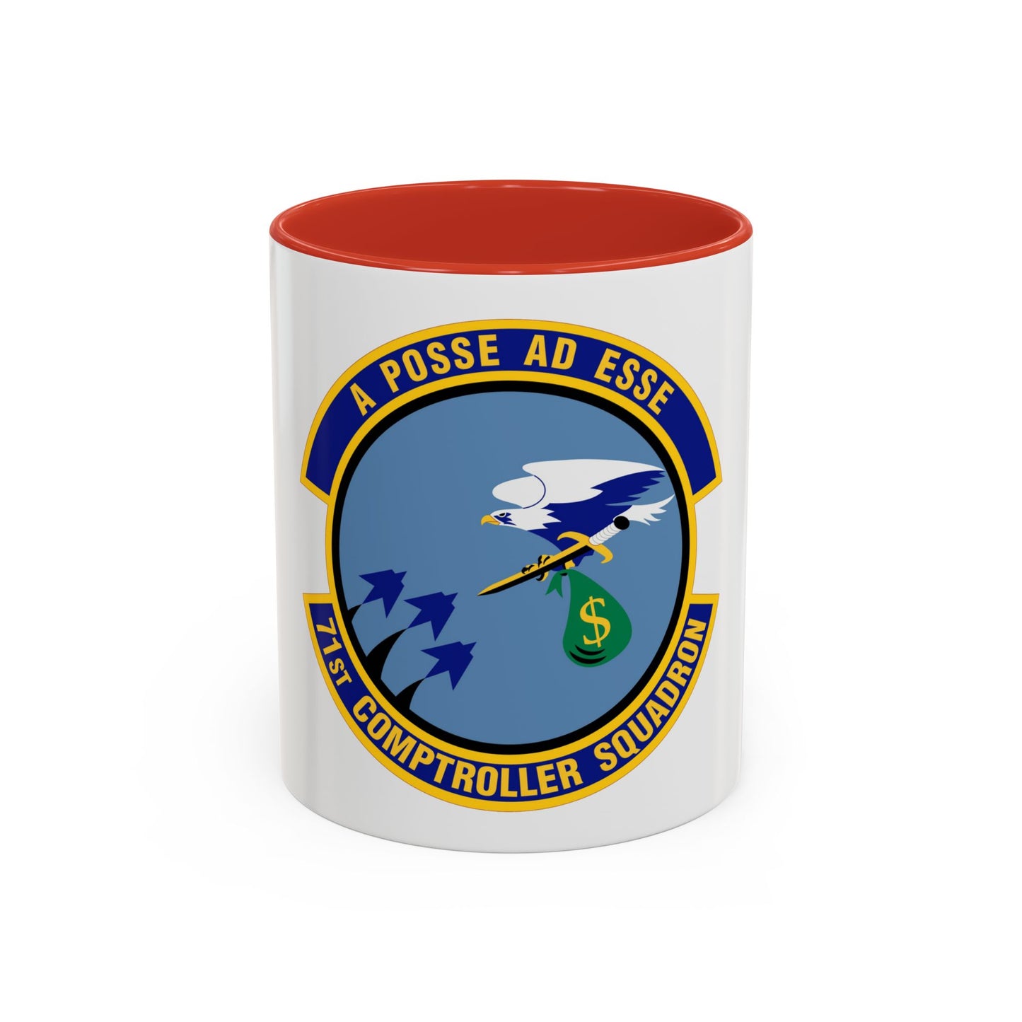 71st Comptroller Squadron (U.S. Air Force) Accent Coffee Mug