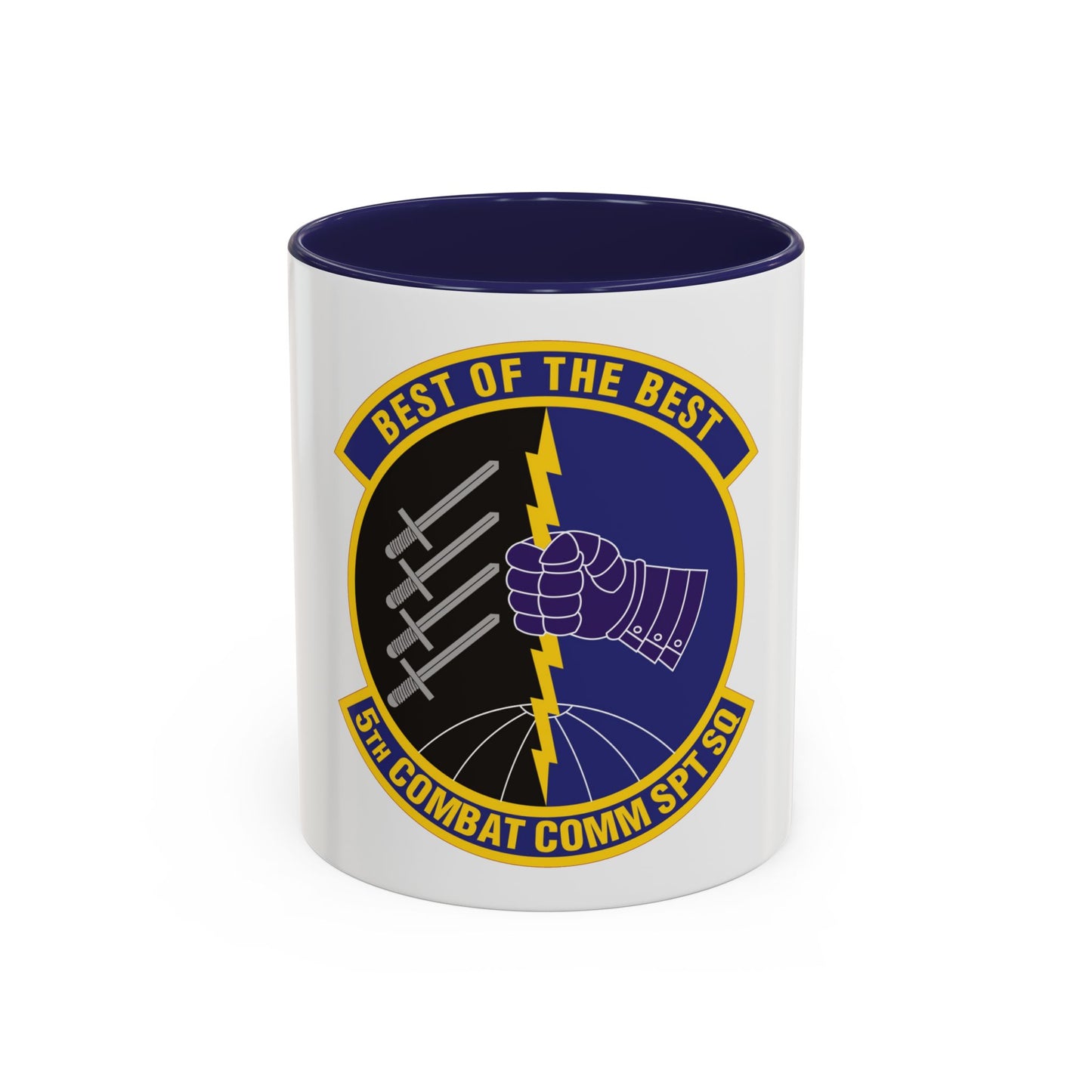 5 Combat Communications Support Squadron ACC (U.S. Air Force) Accent Coffee Mug
