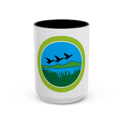Fish and Wildlife Management (Boy Scout Merit Badge) Accent Coffee Mug