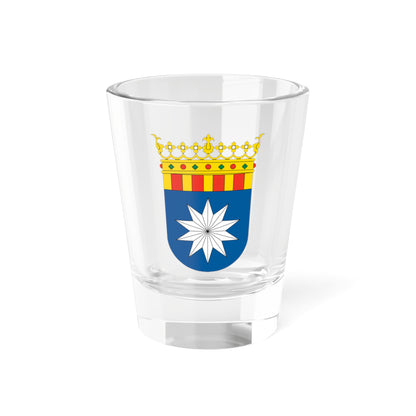 Escudo de la Ribera Baja del Ebro (Spain) (Coat of Arms) Shot Glass 1.5oz