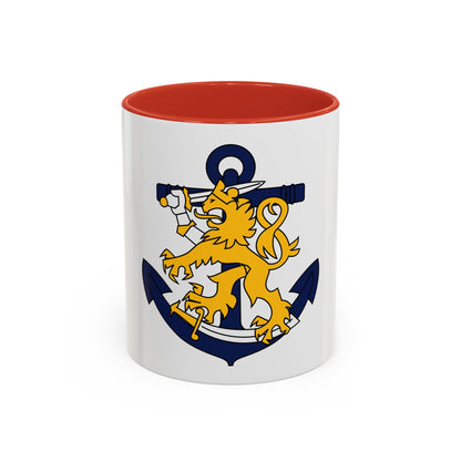 Coat of Arms of Finnish Navy - Accent Coffee Mug
