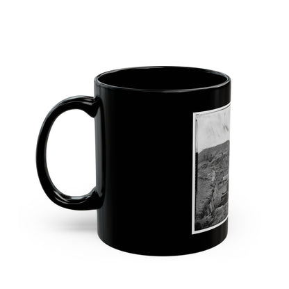Fort Fisher, N.C. Interior View, With Heavy Gun Broken By Bombardment (U.S. Civil War) Black Coffee Mug