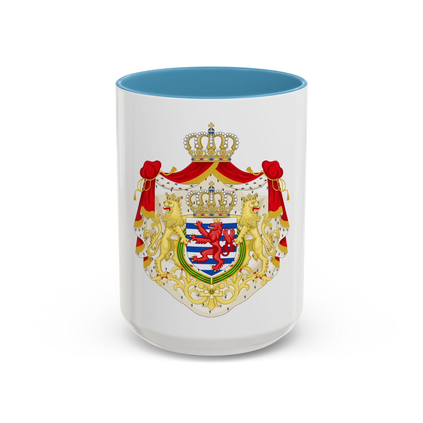 Greater coat of arms of the grand-duchy of Luxembourg 2 - Accent Coffee Mug