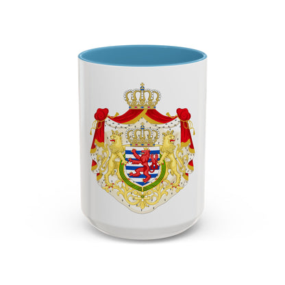 Greater coat of arms of the grand-duchy of Luxembourg 2 - Accent Coffee Mug