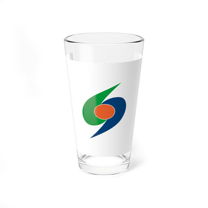 Flag of Kumakōgen Ehime (Japan) Pint Glass 16oz