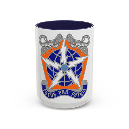 505 Signal Brigade 3 (U.S. Army) Accent Coffee Mug