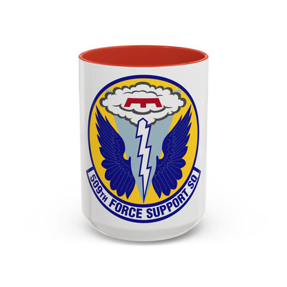 509th Force Support Squadron (U.S. Air Force) Accent Coffee Mug