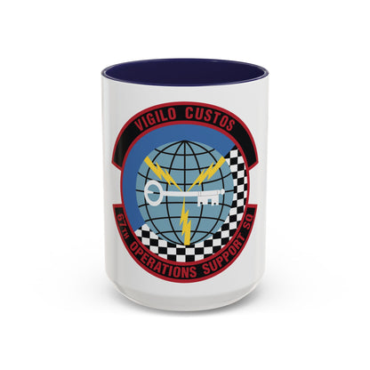 67th Operations Support Squadron (U.S. Air Force) Accent Coffee Mug
