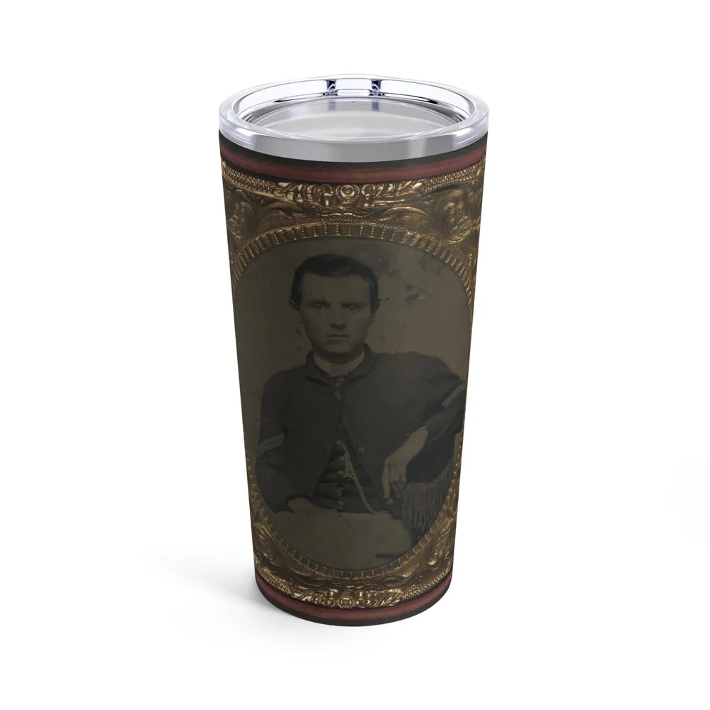 Unidentified Soldier In Union Corporal's Uniform 001 (U.S. Civil War) Tumbler 20oz-20oz-Go Mug Yourself