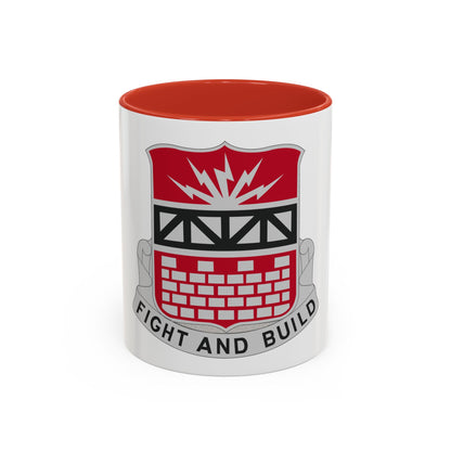 216 Engineer Battalion (U.S. Army) Accent Coffee Mug