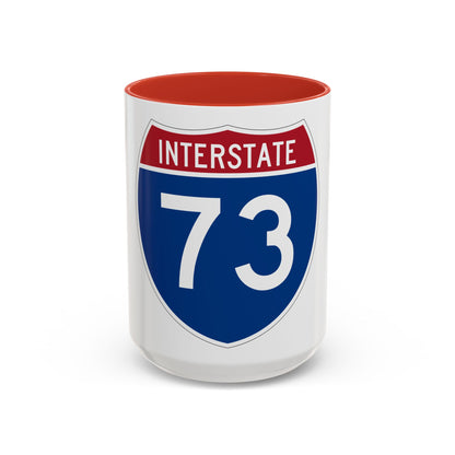 Interstate 73 (U.S. Highways) Accent Coffee Mug