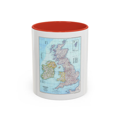 British Isles (1979) (Map) Accent Coffee Mug