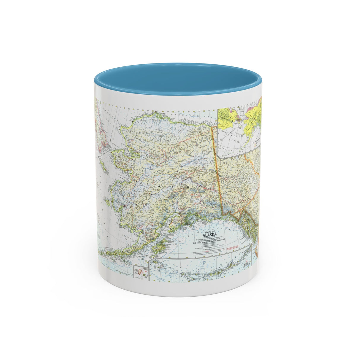 USA - Alaska (1959) (Map) Accent Coffee Mug