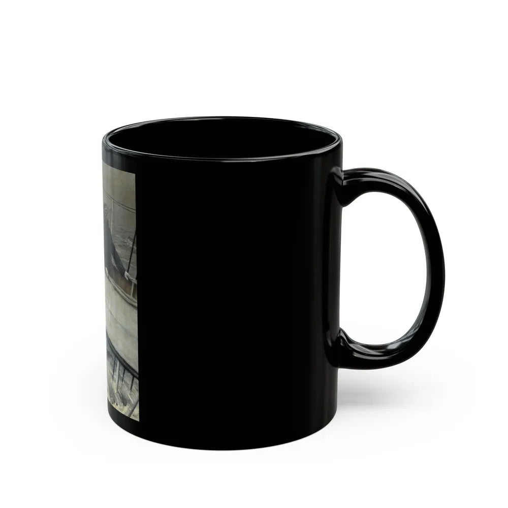 Captain at Sea - Black Coffee Mug-Go Mug Yourself