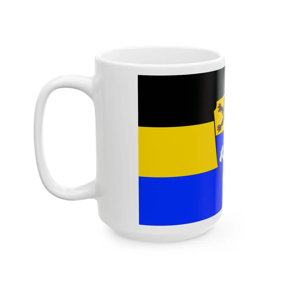 Flag of Weilheim Schongau Germany - White Coffee Mug-Go Mug Yourself