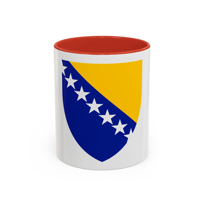 Coat of arms of Bosnia and Herzegovina - Accent Coffee Mug