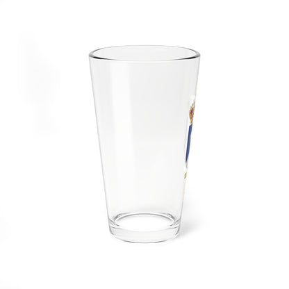 Verkstadsadministrativt centrum vapen (Sweden) (Coat of Arms) Pint Glass 16oz