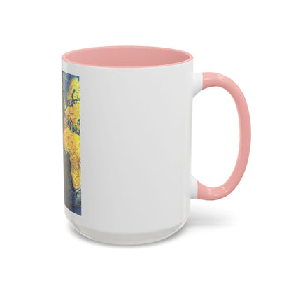 Atlantic Ocean Floor (1968) (Map) Accent Coffee Mug