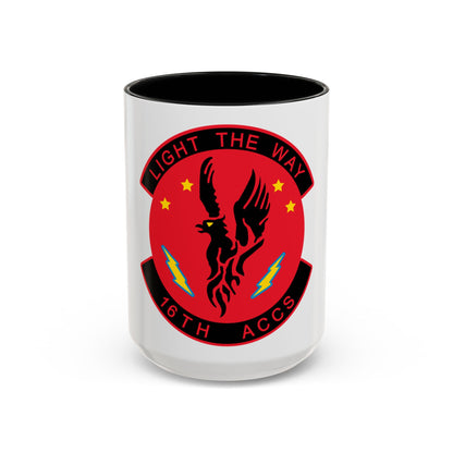 16TH ACCS (U.S. Air Force) Accent Coffee Mug