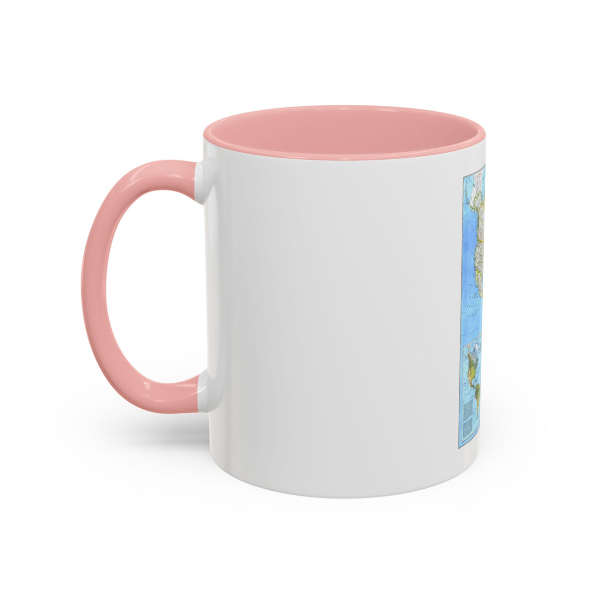 Americas, The (1979) (Map) Accent Coffee Mug