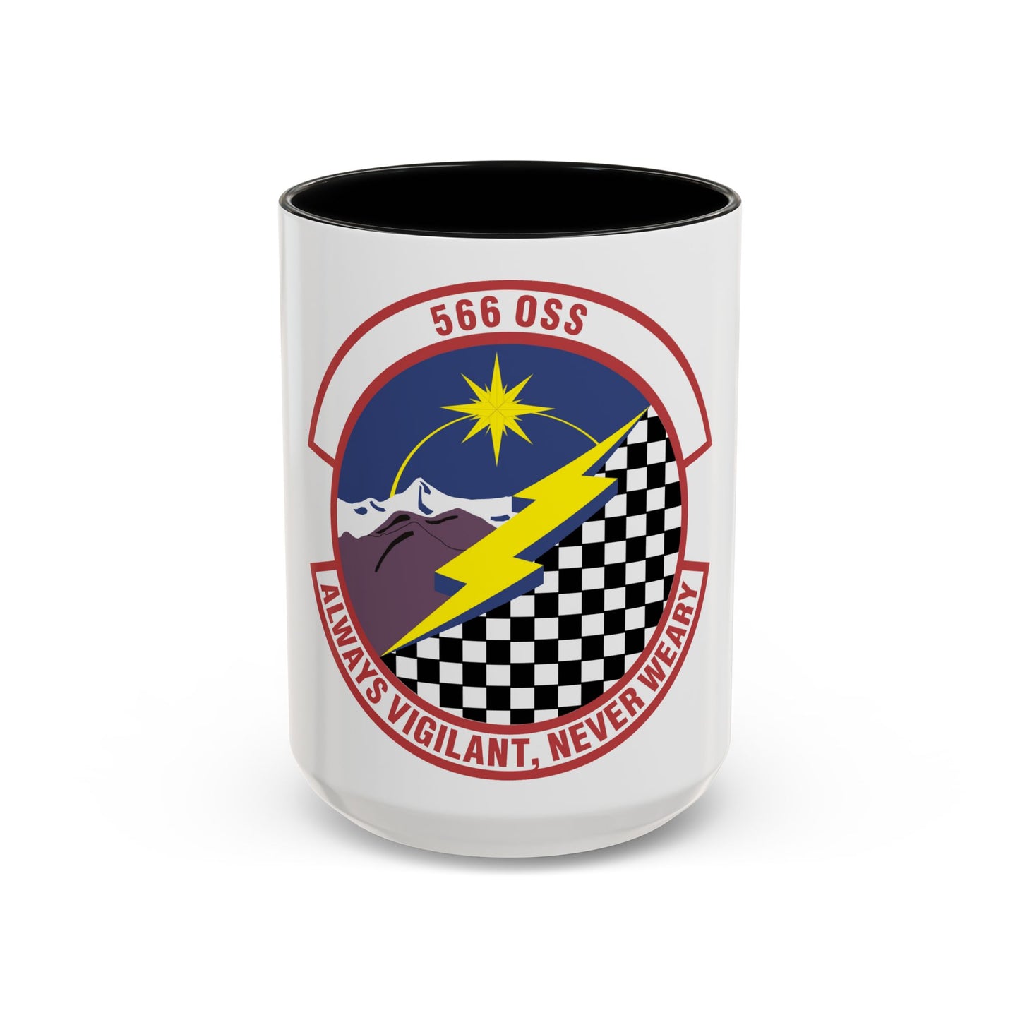 566th Operations Support Squadron (U.S. Air Force) Accent Coffee Mug