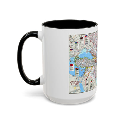 Caspian Region- Promise and Peril (1999) (Map) Accent Coffee Mug