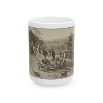 A Shattered Caisson, Fredericksburg, Va. (U.S. Civil War) White Coffee Mug