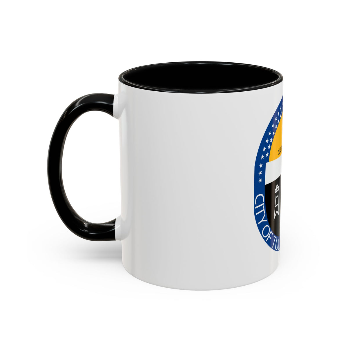 Seal of Tulsa Oklahoma - Accent Coffee Mug