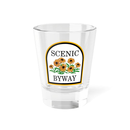 MD scenic byway (Maryland) (Road Sign) Shot Glass 1.5oz